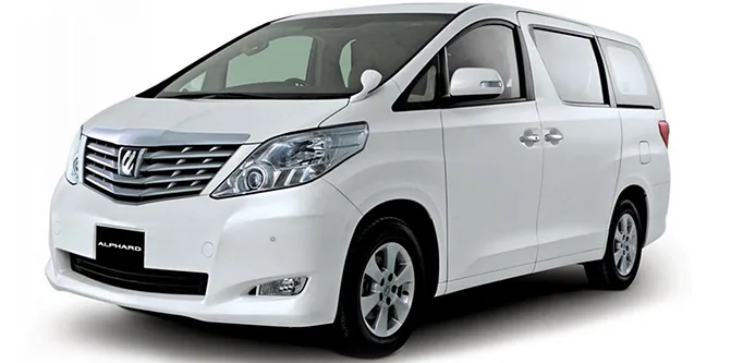 Toyota Alphard private transfer vehicle